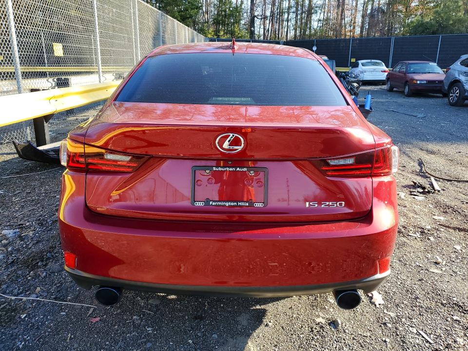 2014 Lexus Is VIN JTHBF1D24E5037568 COPART salvage auction — FRONT END, MD - CERT OF SALVAGE > 75% DAMAGE, sold $4,600 on 2026-07-10 (photo 6)