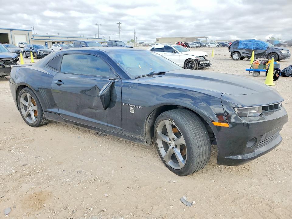 2014 Chevrolet Camaro VIN 2G1FC1E31E9147962 COPART salvage auction — SIDE, Tx - Salvage Vehicle Title, sold $2,650 on 2026-07-02 (photo 4)