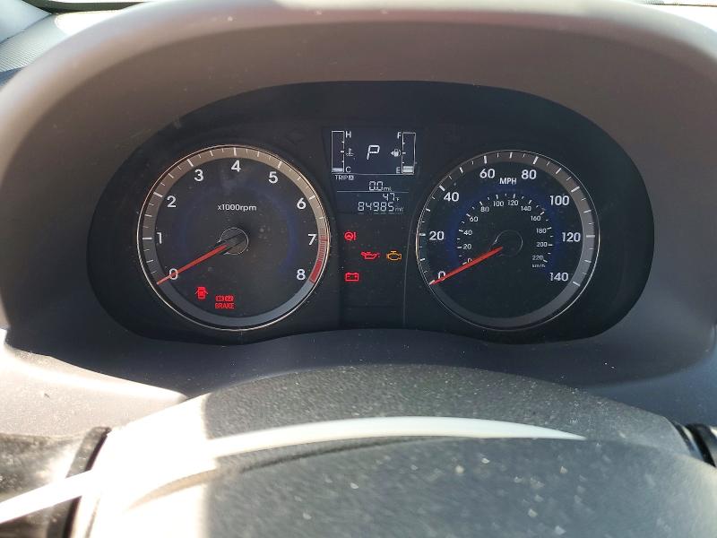 2017 Hyundai Accent VIN KMHCT4AE6HU247416 COPART salvage auction — HAIL, Wv - Salvage Certificate, sold $800 on 2026-07-14 (photo 9)