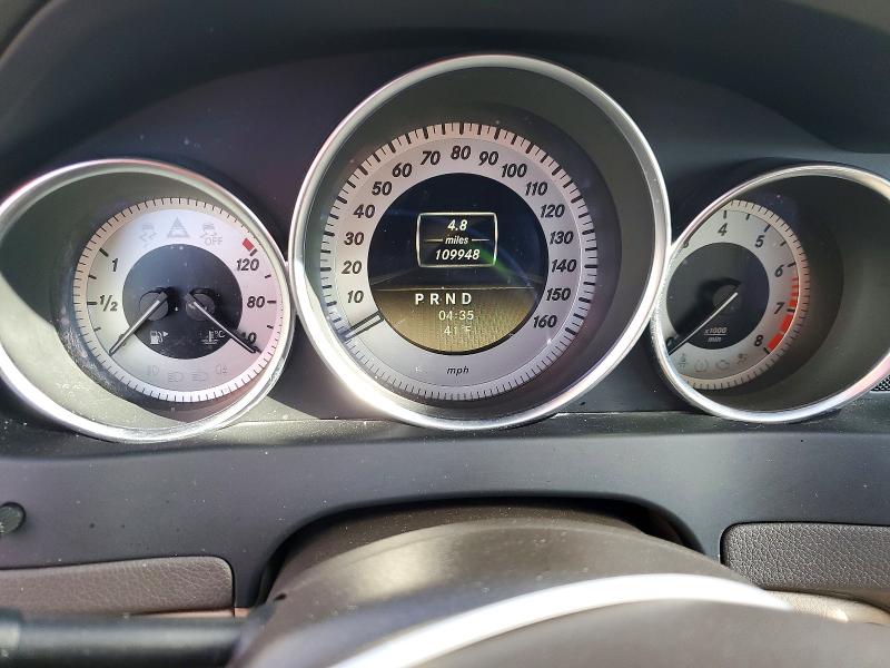 2012 Mercedes-benz C-klasse VIN WDDGF8BB4CR228860 COPART salvage auction — MINOR DENT/SCRATCHES, Salvage Title, sold $1,150 on 2026-07-17 (photo 9)