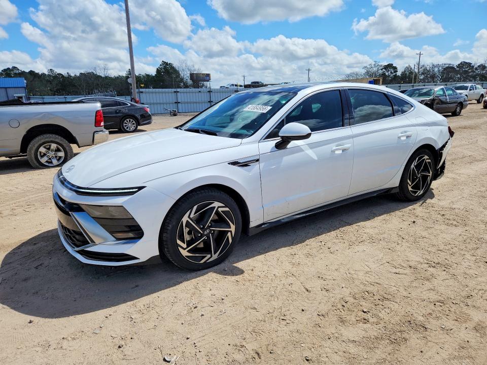 2024 Hyundai Sonata VIN KMHL14JA4RA360691 COPART salvage auction — REAR END, Al - Cert Of Title-Salvage Title, sold $11,500 on 2026-07-23 (photo 1)