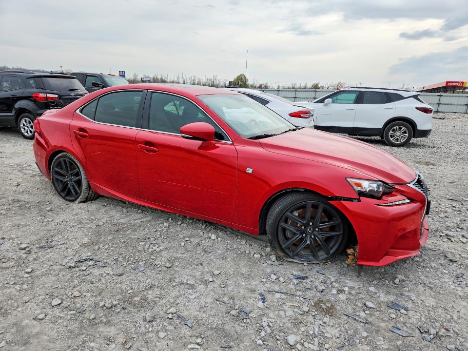 2016 Lexus Is VIN JTHBA1D20G5014631 COPART salvage auction — FRONT END, Wv - Salvage Certificate, sold $3,900 on 2026-07-27 (photo 4)