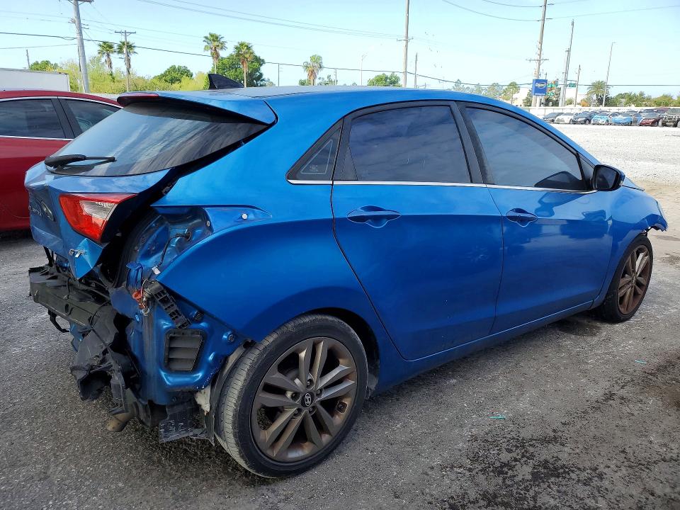 2017 Hyundai Elantra VIN KMHD35LH4HU355020 COPART salvage auction — REAR END, FL, sold $1,450 on 2026-07-17 (photo 3)