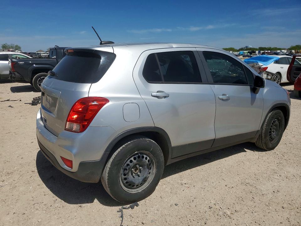 2018 Chevrolet Trax VIN KL7CJKSB1JB722407 COPART salvage auction — HAIL, Tx - Certificate Of Title, sold $50 on 2026-07-02 (photo 3)