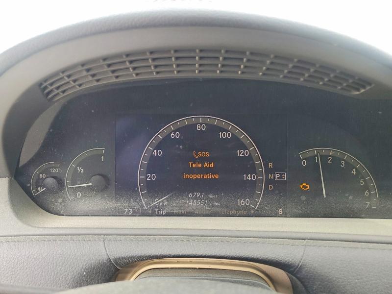 2007 Mercedes-benz Cl-class VIN WDDEJ71X87A001768 COPART salvage auction — MINOR DENT/SCRATCHES, Nj - Certificate Of Title, sold $1,950 on 2026-07-06 (photo 9)