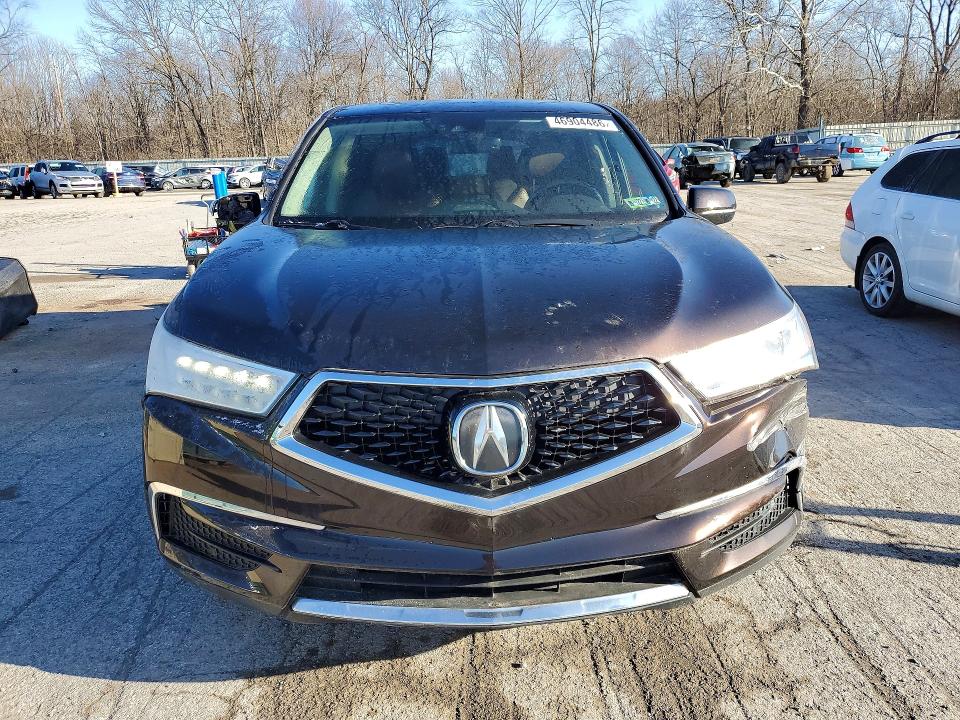 2018 Acura Mdx VIN 5J8YD4H52JL017902 COPART salvage auction — SIDE, Pa - Certificate Of Salvage, sold $11,300 on 2026-07-27 (photo 5)