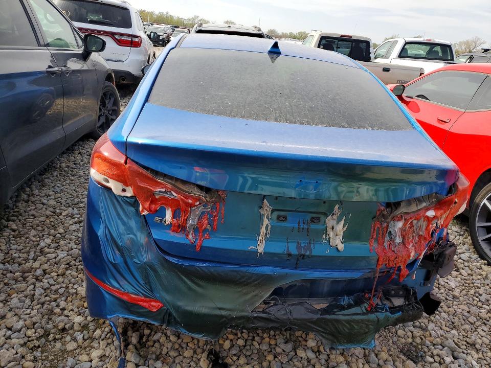 2017 Hyundai Elantra VIN KMHD84LF6HU355899 COPART salvage auction — FRONT END, Ks - Cert Of Title-Salvage, sold $1,650 on 2026-07-27 (photo 6)