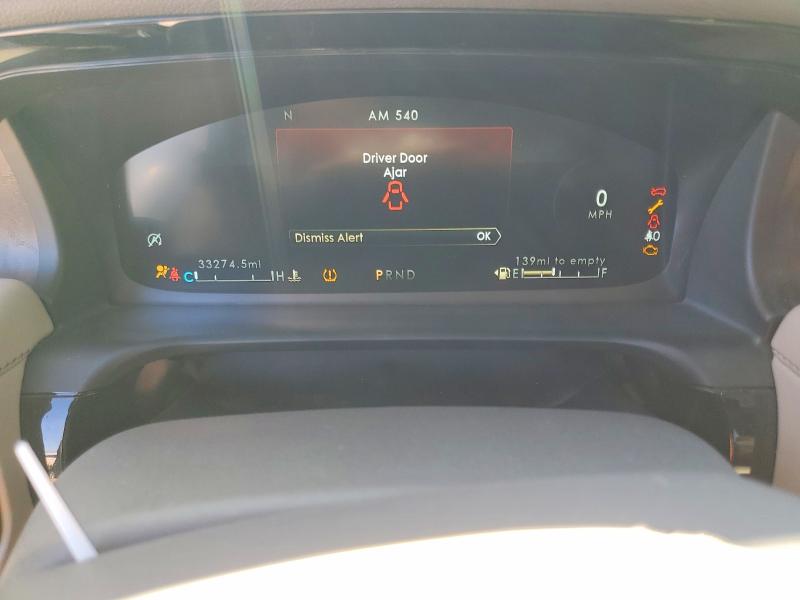 2023 Lincoln Aviator VIN 5LM5J7XC3PGL02050 COPART salvage auction — FRONT END, Tx - Salvage Vehicle Title, sold $13,900 on 2026-07-28 (photo 9)