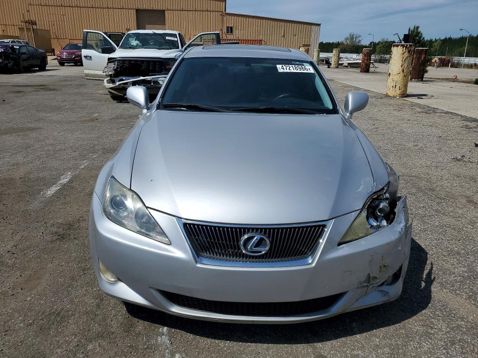 2008 Lexus Is VIN JTHBE262385021095 COPART salvage auction — FRONT END, Sc - Cert Of Title-Salvage, sold $1,300 on 2026-07-17 (photo 5)