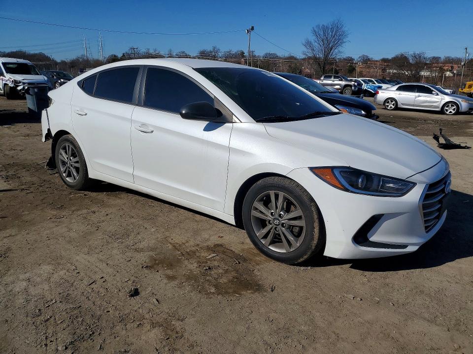 2017 Hyundai Elantra VIN 5NPD84LF1HH120499 COPART salvage auction — REAR END, Md - Cert Of Salvage > 75% Damage, sold $2,200 on 2026-07-23 (photo 4)