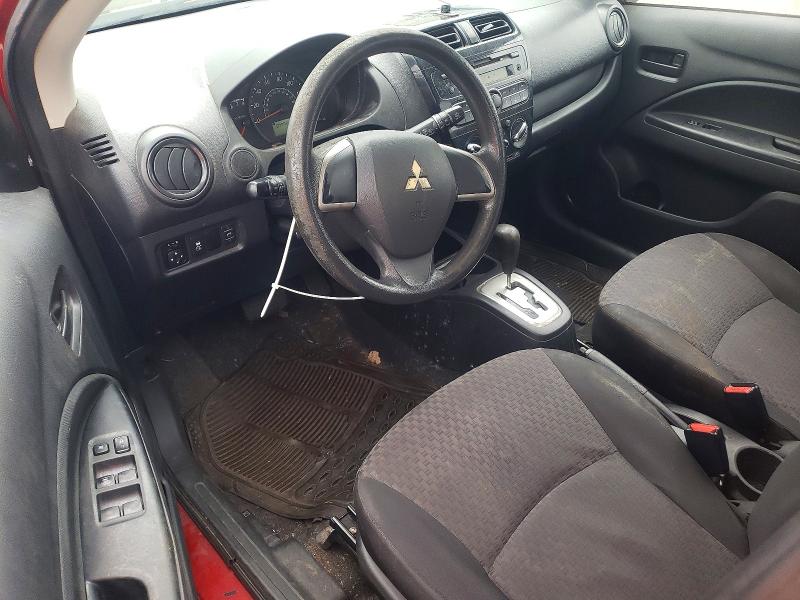 2017 Mitsubishi Mirage VIN ML32A3HJ9HH012166 COPART salvage auction — SIDE, Or - Salvage Title Certificate, sold $775 on 2026-07-20 (photo 8)