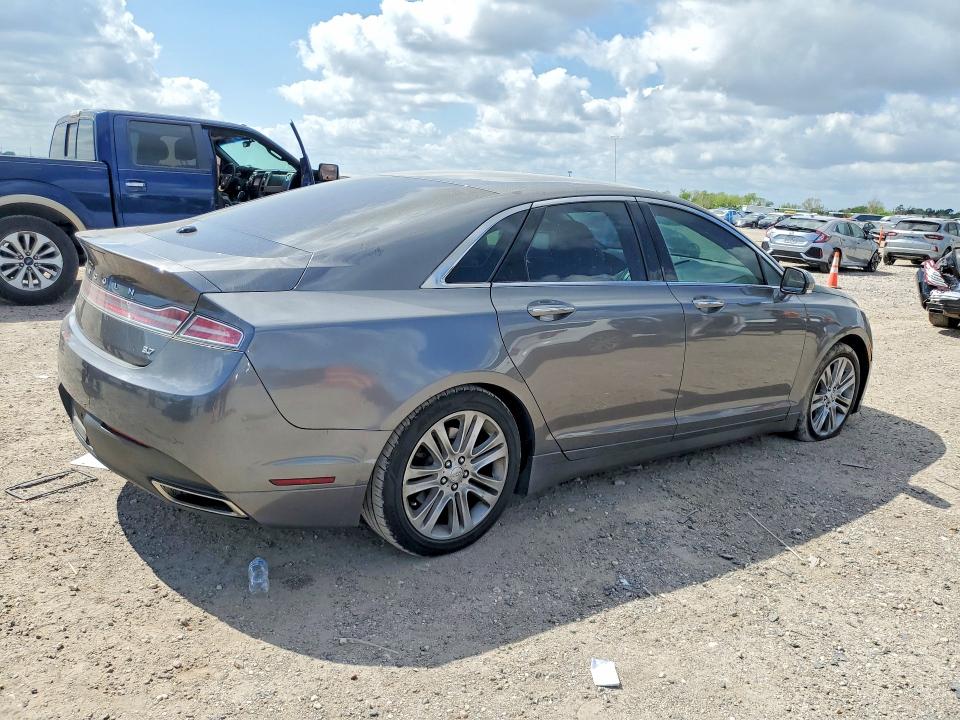2014 Lincoln Mkz VIN 3LN6L2GK0ER812664 COPART salvage auction — FRONT END, TX - SALVAGE VEHICLE TITLE, sold $1,250 on 2026-07-02 (photo 3)