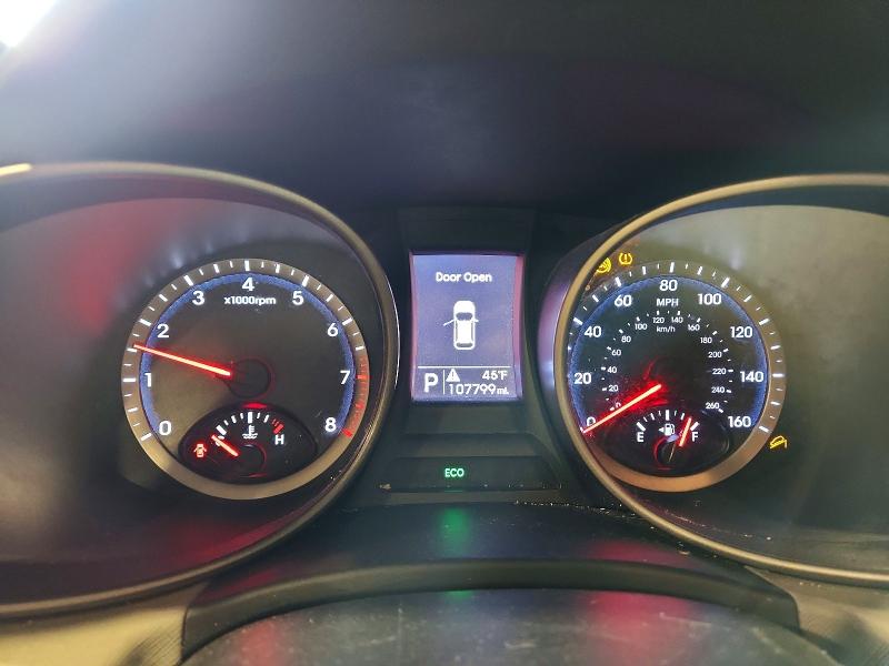 2015 Hyundai Santa fe VIN 5XYZTDLBXFG302630 COPART salvage auction — REAR END, Salvage Title, sold $3,150 on 2026-07-17 (photo 9)