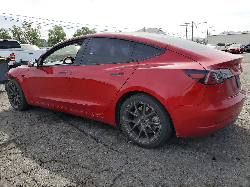 2023 Tesla Model 3 VIN 5YJ3E1EA2PF513896 COPART salvage auction — FRONT END, Salvage Title, sold $6,000 on 2026-07-27 (photo 2)