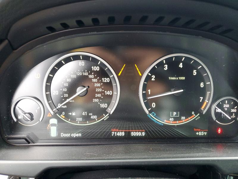 2018 BMW X5 VIN 5UXKR0C52JL072709 COPART salvage auction — SIDE, Il - Salvage Certificate, sold $7,300 on 2026-07-02 (photo 9)