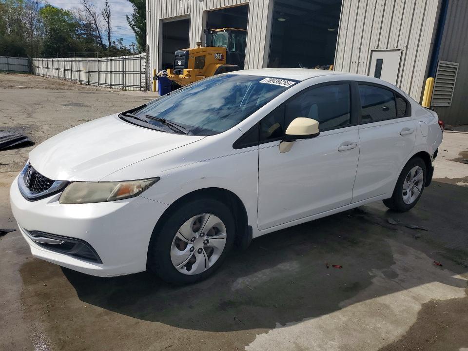 2015 Honda Civic VIN 19XFB2F50FE051596 COPART salvage auction — REAR END, Ga - Cert Of Title-Salvage, sold $1,300 on 2026-07-02 (photo 1)