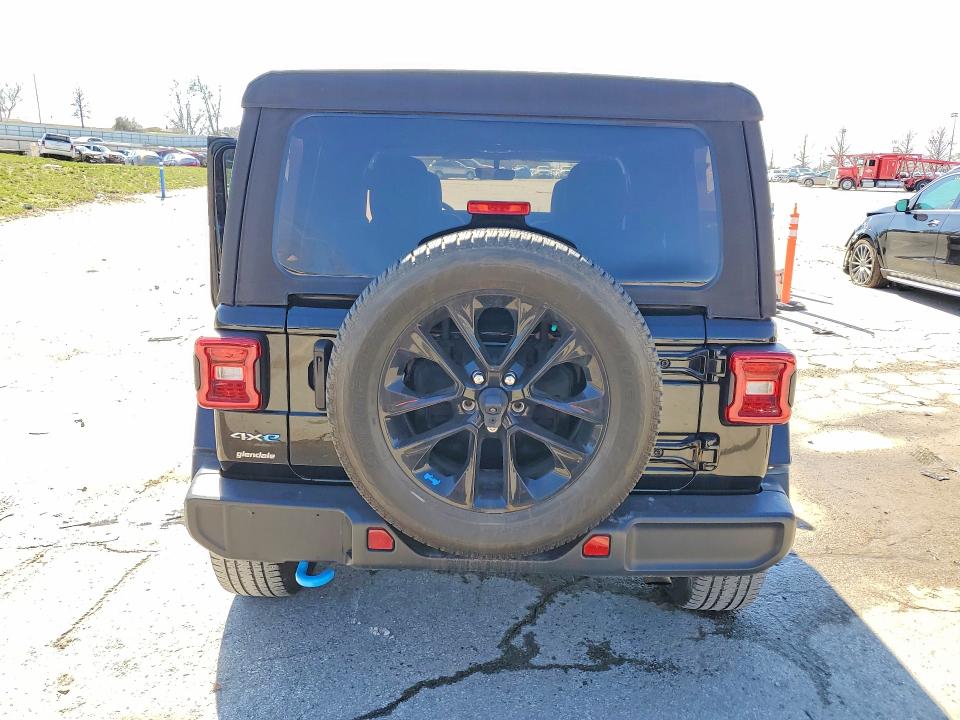2022 Jeep Wrangler / VIN 1C4JJXP61NW170974 COPART salvage auction — HAIL, Mo - Certificate Of Title, sold $7,500 on 2026-07-09 (photo 6)