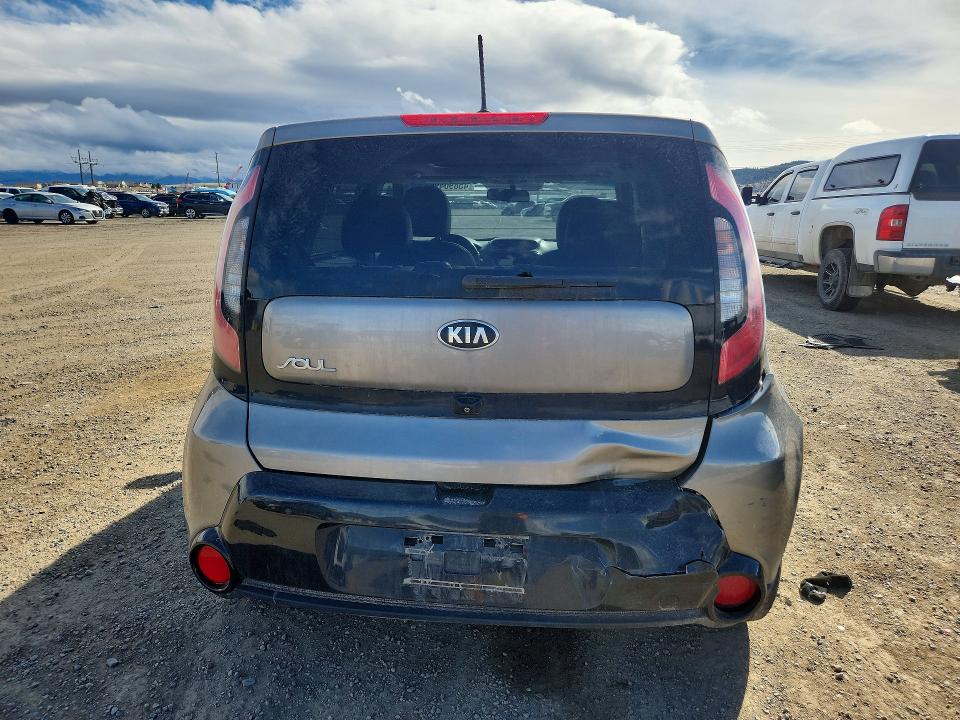 2016 Kia Soul VIN KNDJP3A54G7373829 COPART salvage auction — REAR END, Mt - Salvage Certificate Of A Vehic, sold $2,000 on 2026-07-07 (photo 6)