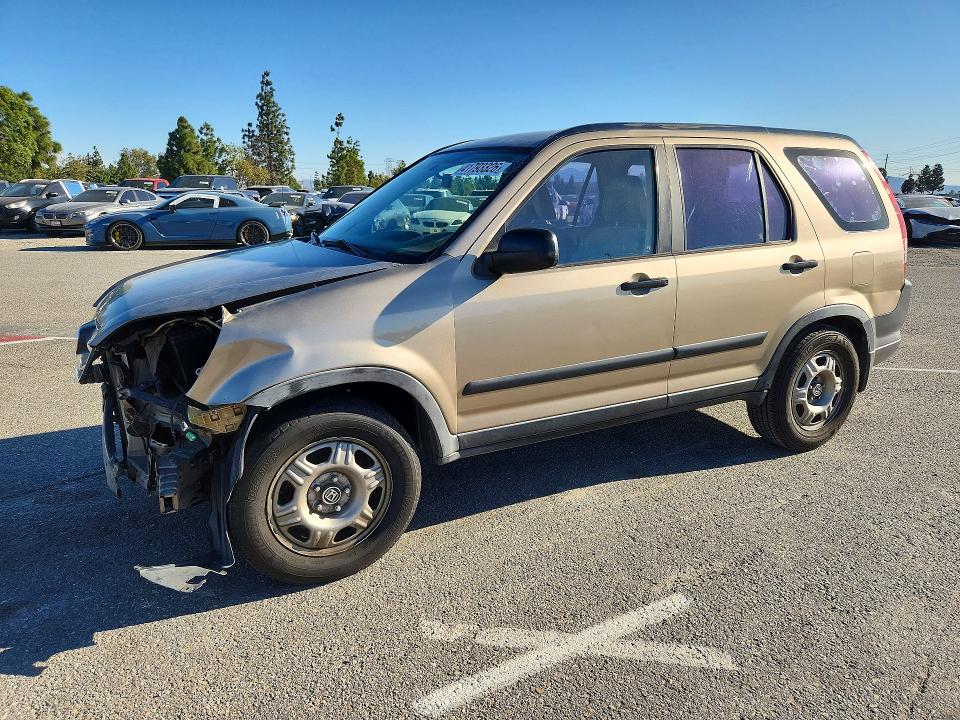 2005 Honda Cr-v VIN JHLRD68535C019584 COPART salvage auction — FRONT END, CA - SALVAGE CERTIFICATE, sold $625 on 2026-07-16 (photo 1)