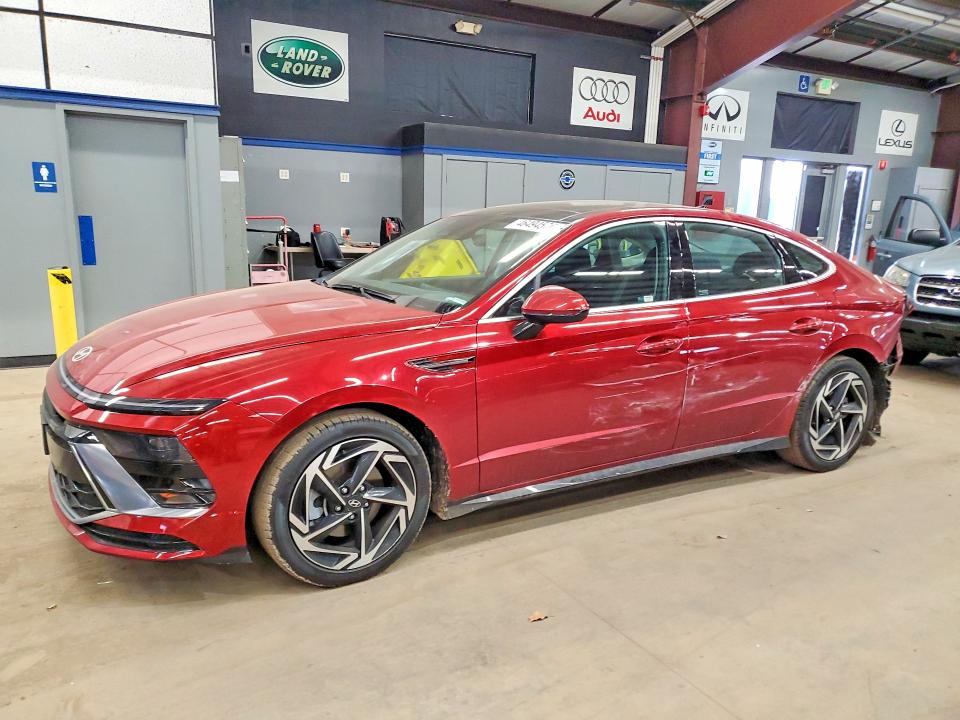 2024 Hyundai Sonata VIN KMHL14JA1RA357473 COPART salvage auction — SIDE, Ct - Cert Of Title-Salvage, sold $2,300 on 2026-07-23 (photo 1)