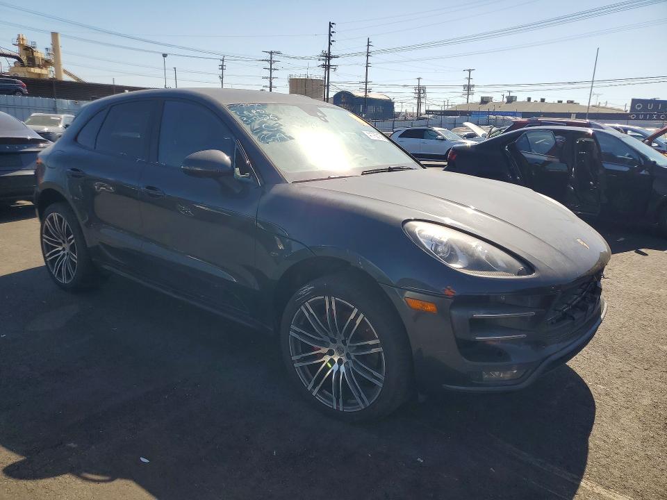 2017 Porsche Macan VIN WP1AF2A55HLB61607 COPART salvage auction — VANDALISM, Ca - Salvage Certificate, sold $6,400 on 2026-08-05 (photo 4)