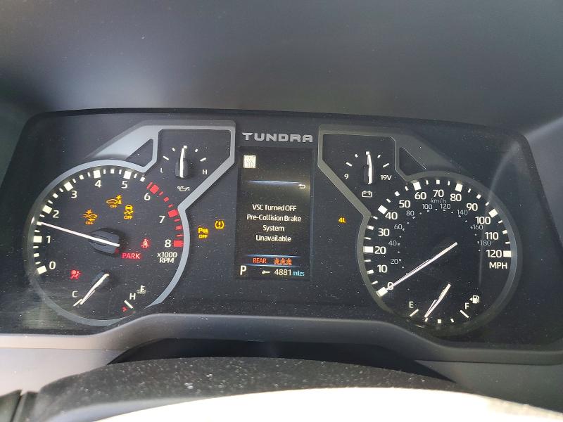 2024 Toyota Tundra VIN 5TFLA5EC9RX023808 COPART salvage auction — REAR END, Salvage Title, sold $12,600 on 2026-07-10 (photo 9)
