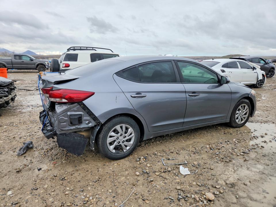 2018 Hyundai Elantra VIN KMHD74LF3JU556104 COPART salvage auction — REAR END, UT - SALVAGE CERTIFICATE, sold $1,850 on 2026-07-28 (photo 3)