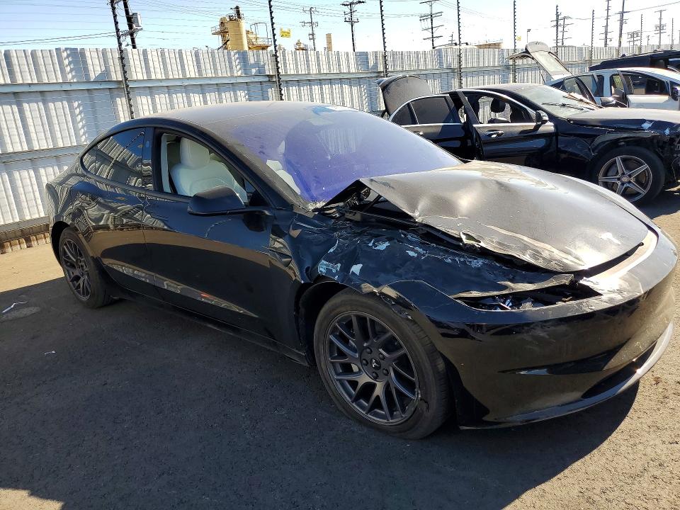 2025 Tesla Model 3 VIN 5YJ3E1EA9SF981987 COPART salvage auction — FRONT END, Salvage Title, sold $12,200 on 2026-07-13 (photo 4)