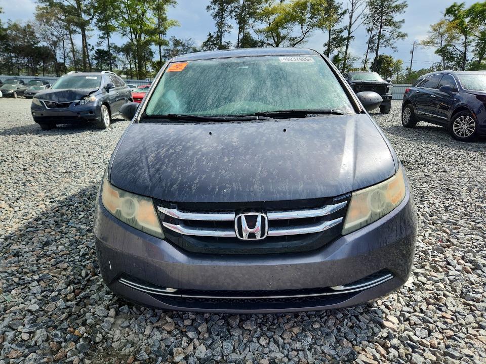 2016 Honda Odyssey VIN 5FNRL5H27GB035938 COPART salvage auction — FRONT END, Ga - Cert Of Title-Salvage, sold $975 on 2026-07-09 (photo 5)
