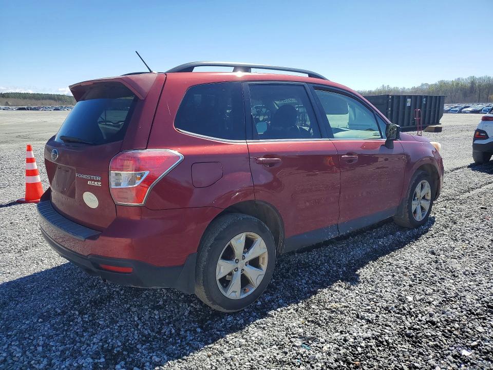 2015 Subaru Forester VIN JF2SJAHC6FH562295 COPART salvage auction — FRONT END, Sc - Cert Of Title-Salvage, sold $675 on 2026-07-06 (photo 3)