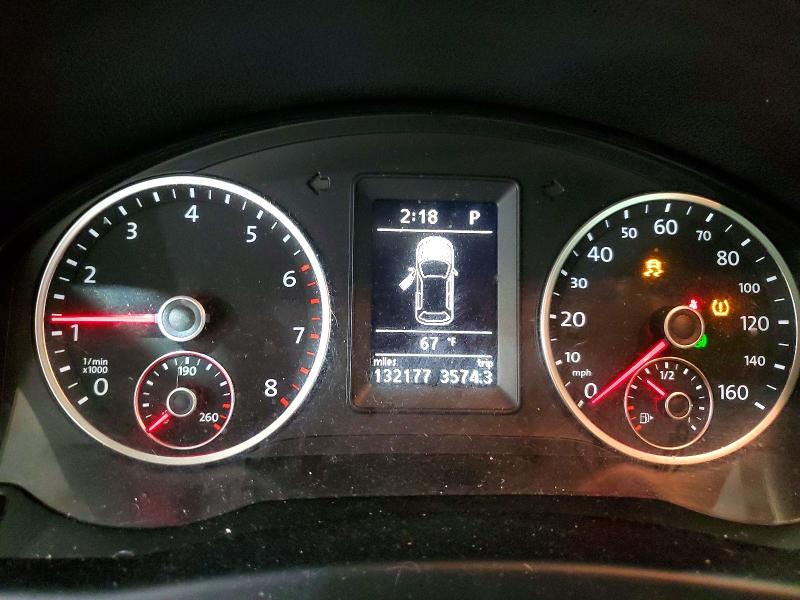 2012 Volkswagen Tiguan VIN WVGBV7AX4CW598086 COPART salvage auction — FRONT END, Ny - Mv907A-Parts Only, sold $650 on 2026-07-13 (photo 9)