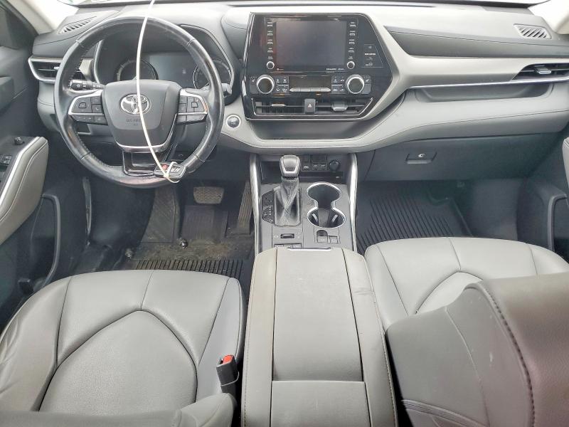 2021 Toyota Highlander VIN 5TDGZRBH2MS081968 COPART salvage auction — MISSING/ALTERED VIN, Nj - Cert Of Title-Salvage, sold $18,000 on 2026-07-10 (photo 8)
