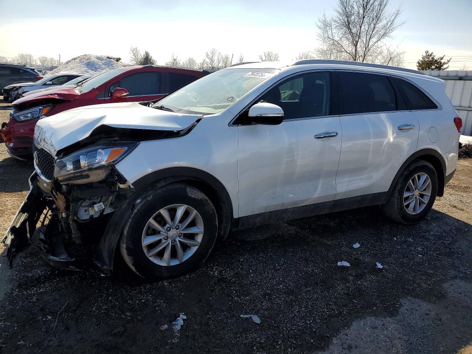 2018 Kia Sorento VIN 5XYPG4A36JG379348 COPART salvage auction — FRONT END, Salvage Title, sold $150 on 2026-07-21 (photo 1)