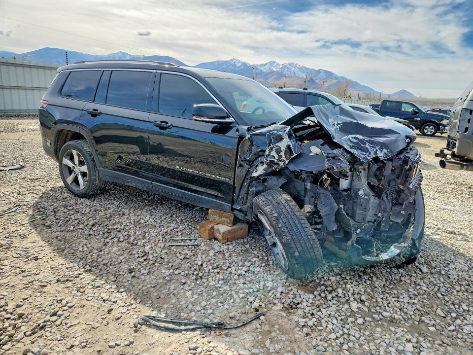 2021 Jeep Grand cherokee VIN 1C4RJKBG0M8114372 COPART salvage auction — FRONT END, MT - SALVAGE CERTIFICATE OF A VEHIC, sold $5,200 on 2026-07-02 (photo 4)