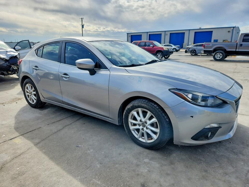 2015 Mazda 3 VIN 3MZBM1L74FM230364 COPART salvage auction — HAIL, Tx - Salvage Vehicle Title, sold $2,000 on 2026-07-10 (photo 4)