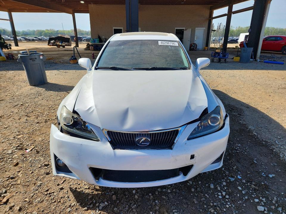 2011 Lexus Is VIN JTHBF5C20B5139857 COPART salvage auction — FRONT END, AL - CERT OF TITLE-SALVAGE TITLE, sold $975 on 2026-07-29 (photo 5)