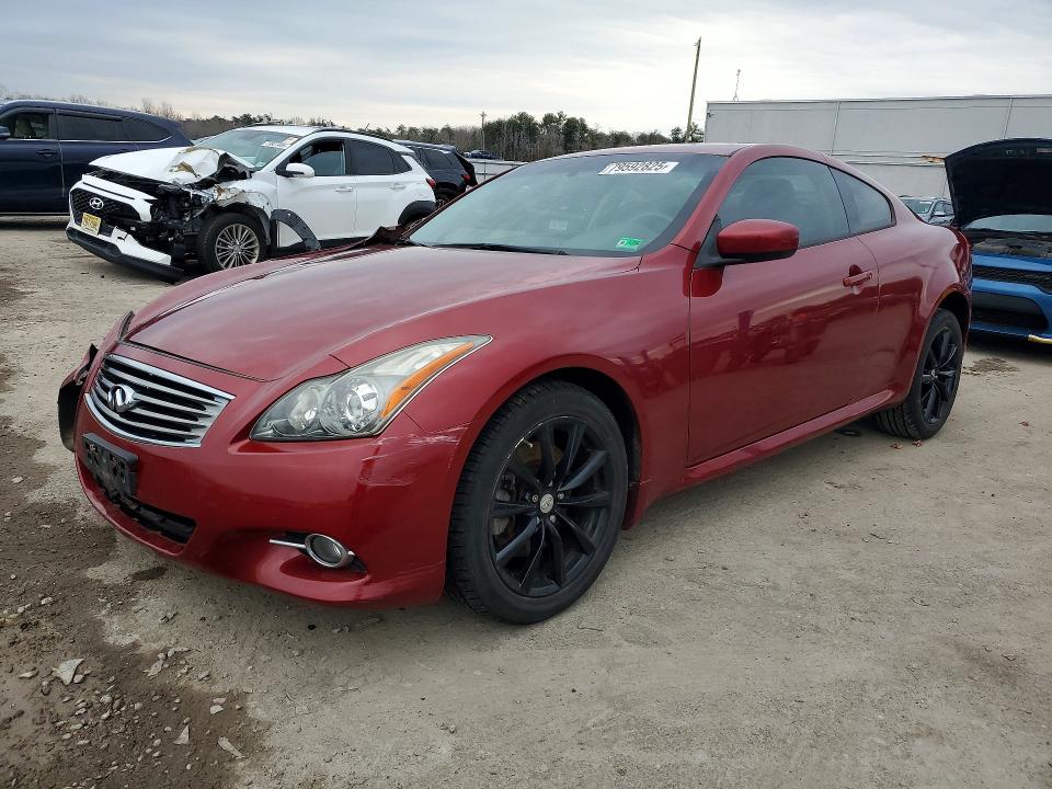 2014 Infiniti Q60 VIN JN1CV6ELXEM131640 COPART salvage auction — FRONT END, Va - Cert Of Title - Salvage, sold $2,000 on 2026-07-08 (photo 1)