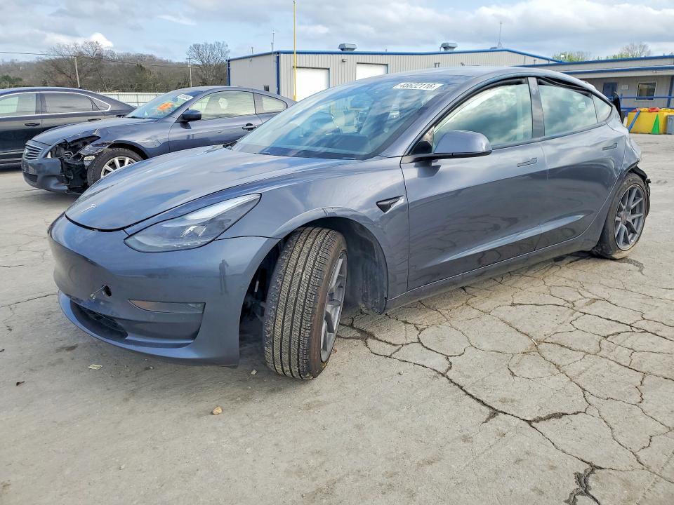 2021 Tesla Model 3 VIN 5YJ3E1EA9MF915376 COPART salvage auction — SIDE, Tn - Salvage Certificate, sold $3,100 on 2026-07-13 (photo 1)
