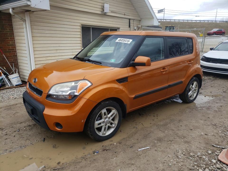 2011 Kia Soul VIN KNDJT2A28B7228586 COPART salvage auction — FRONT END, Oh - Cert Of Title-Salvage, sold $450 on 2026-07-08 (photo 1)