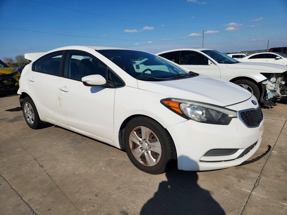 2016 Kia Forte VIN KNAFK4A63G5507869 COPART salvage auction — REAR END, Tx - Salvage Vehicle Title, sold $600 on 2026-07-13 (photo 4)