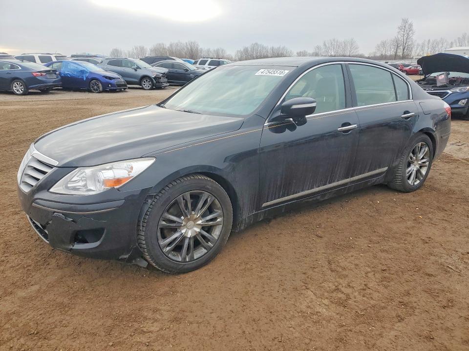 2011 Hyundai Genesis VIN KMHGC4DF5BU114515 COPART salvage auction — REAR END, Mi - Certificate Of Title, sold $500 on 2026-07-22 (photo 1)