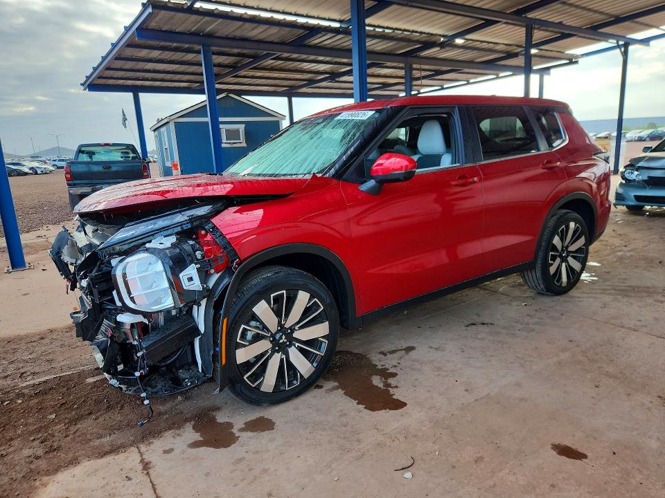 2025 Mitsubishi Outlander VIN JA4J3VA82SZ030509 COPART salvage auction — FRONT END, Az - Cert Of Title - Salvage, sold $8,700 on 2026-07-02 (photo 1)