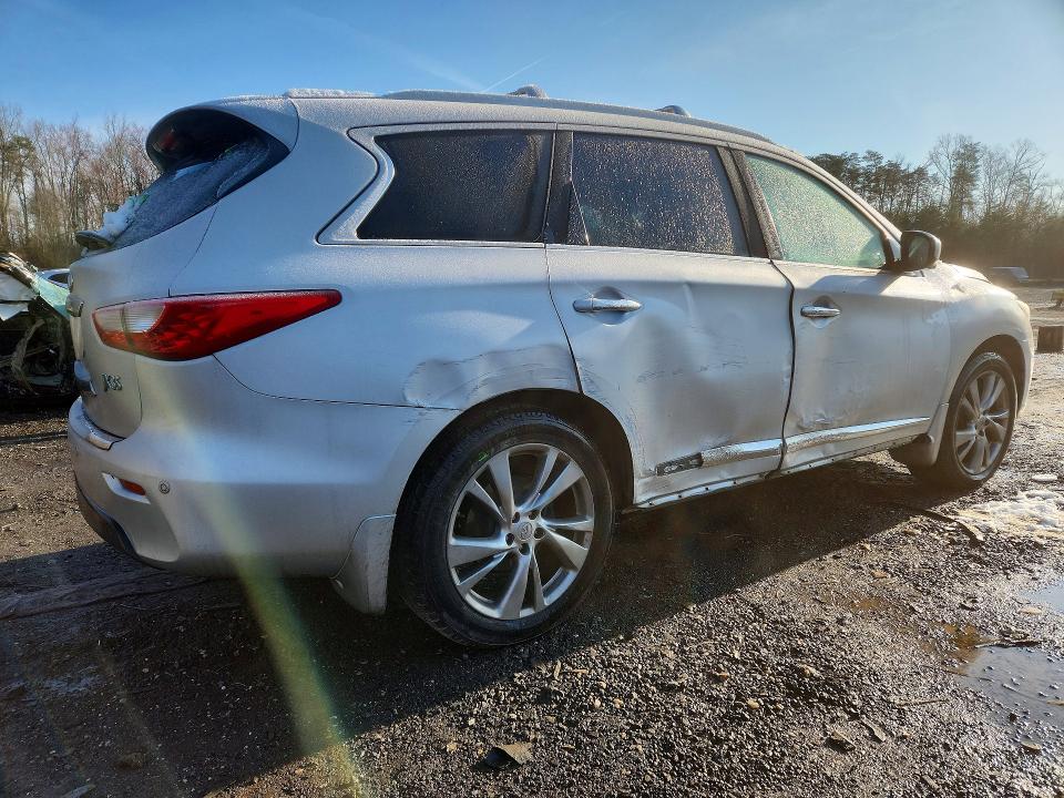 2013 Infiniti Jx VIN 5N1AL0MM9DC350798 COPART salvage auction — SIDE, Md - Cert Of Salvage > 75% Damage, sold $1,550 on 2026-07-03 (photo 3)