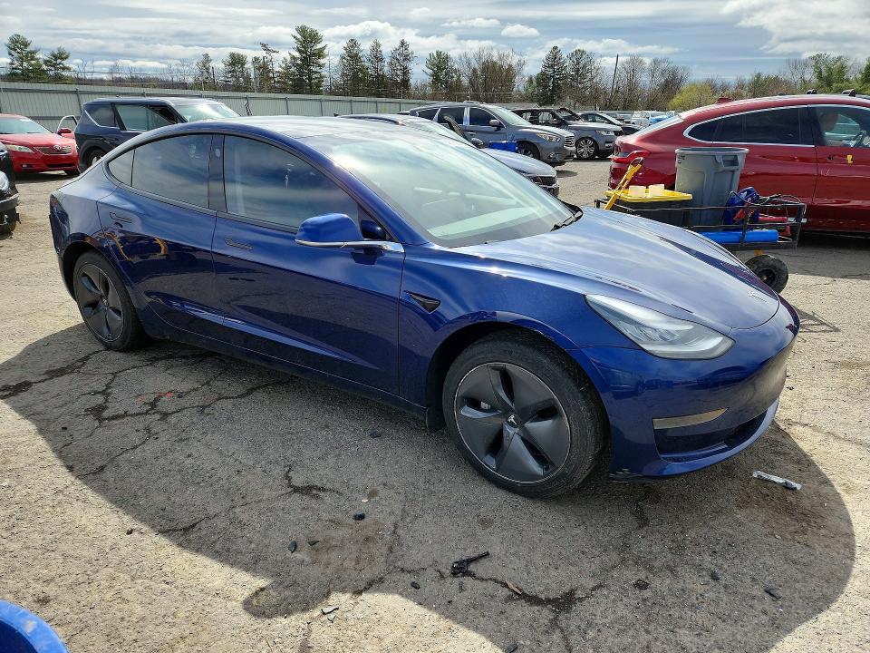 2020 Tesla Model 3 VIN 5YJ3E1EA0LF794025 COPART salvage auction — REAR END, PA, sold $1,050 on 2026-07-24 (photo 4)