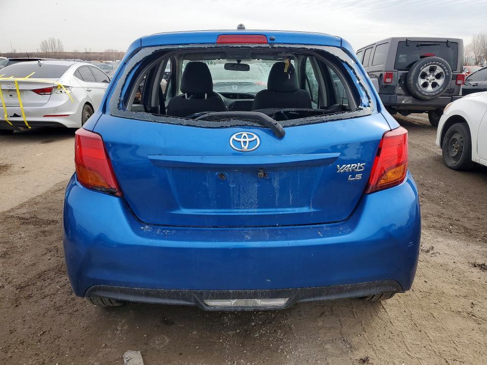 2015 Toyota Yaris VIN VNKKTUD33FA042295 COPART salvage auction — FRONT END, On - Permit Salvage, sold $2,200 on 2026-07-09 (photo 6)