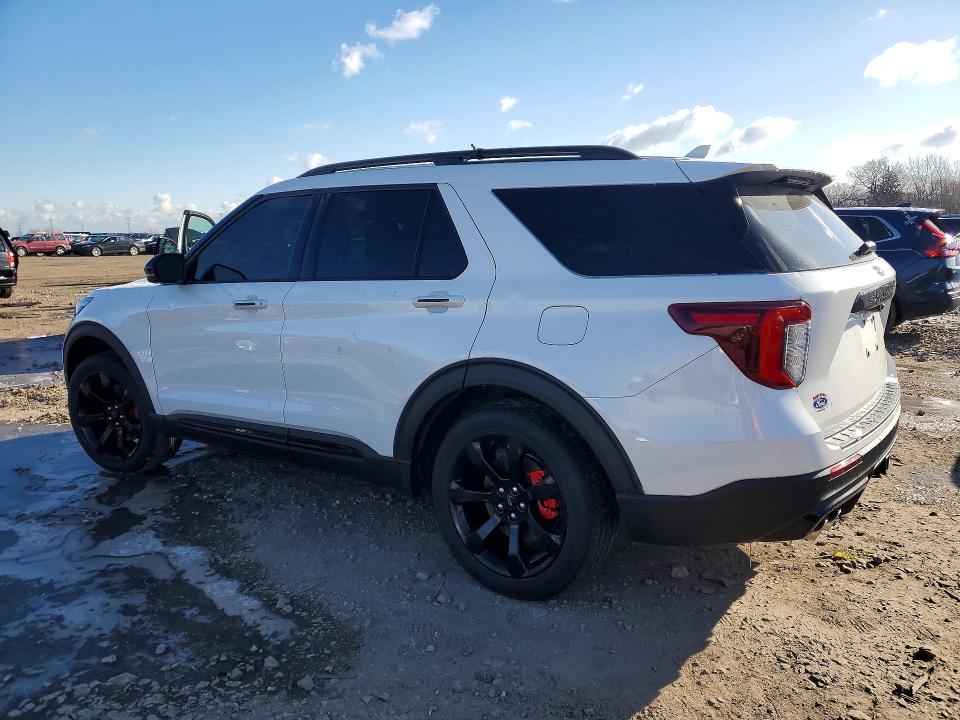 2022 Ford Explorer VIN 1FM5K8GC8NGA41887 COPART salvage auction — HAIL, Il - Salvage Certificate, sold $1,100 on 2026-06-29 (photo 2)