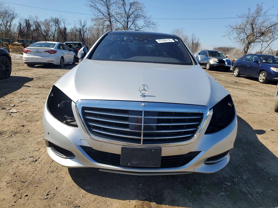 2015 Mercedes-benz S class VIN WDDUG8FB5FA160436 COPART salvage auction — FRONT END, Md - Cert Of Salvage-Abandoned, sold $5,900 on 2026-07-09 (photo 5)