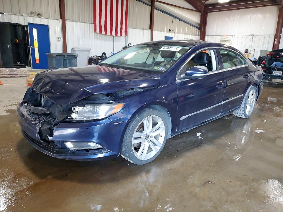 2013 Volkswagen Passat cc VIN WVWRP7AN2DE528511 COPART salvage auction — FRONT END, Salvage Title, sold $1,050 on 2026-08-12 (photo 1)