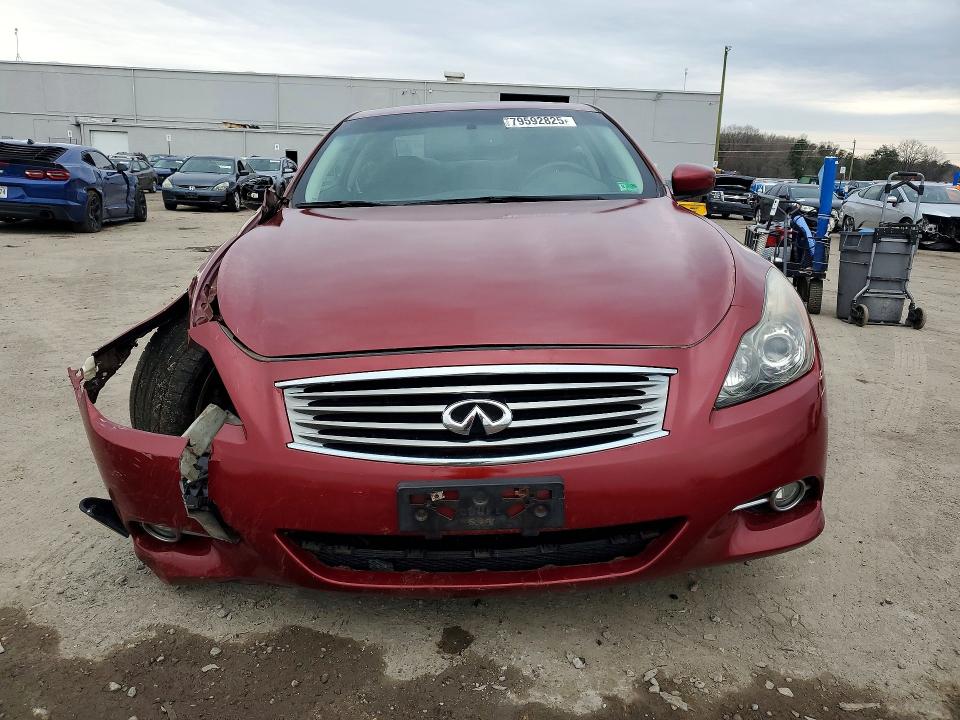 2014 Infiniti Q60 VIN JN1CV6ELXEM131640 COPART salvage auction — FRONT END, Va - Cert Of Title - Salvage, sold $2,000 on 2026-07-08 (photo 5)