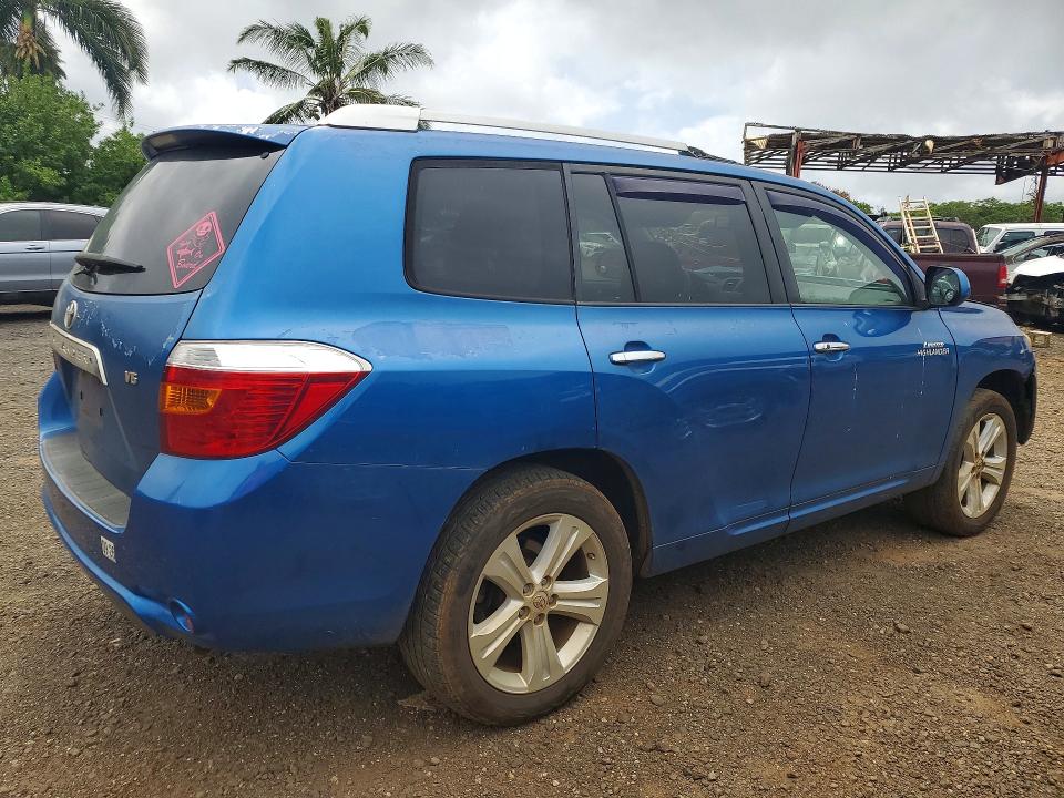 2008 Toyota Highlander VIN JTEDS42A782019195 COPART salvage auction — FRONT END, HI - CERTIFICATE OF SALVAGE, sold $1 on 2026-07-29 (photo 3)